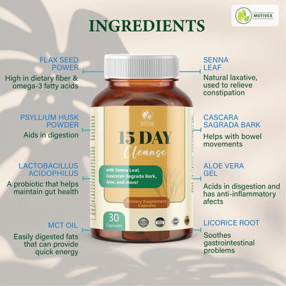 15 Day Cleanse - Gut and Colon Support